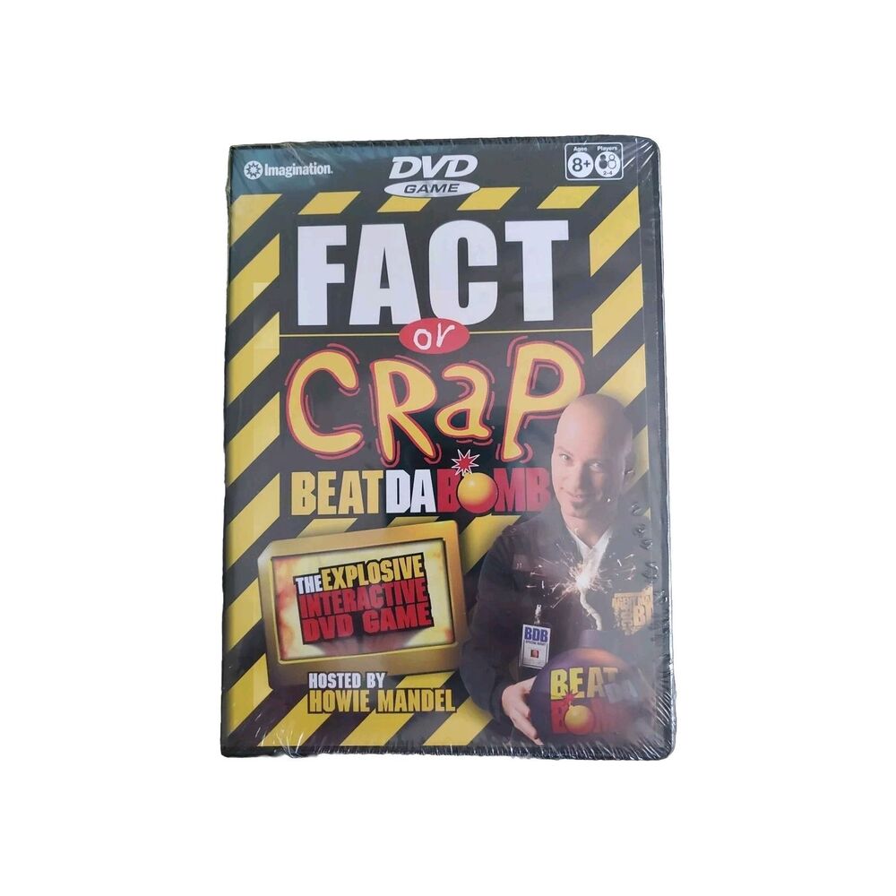Fact or Crap DVD Game Howie Mandel Beat Da Bomb Interactive 2007 New Sealed